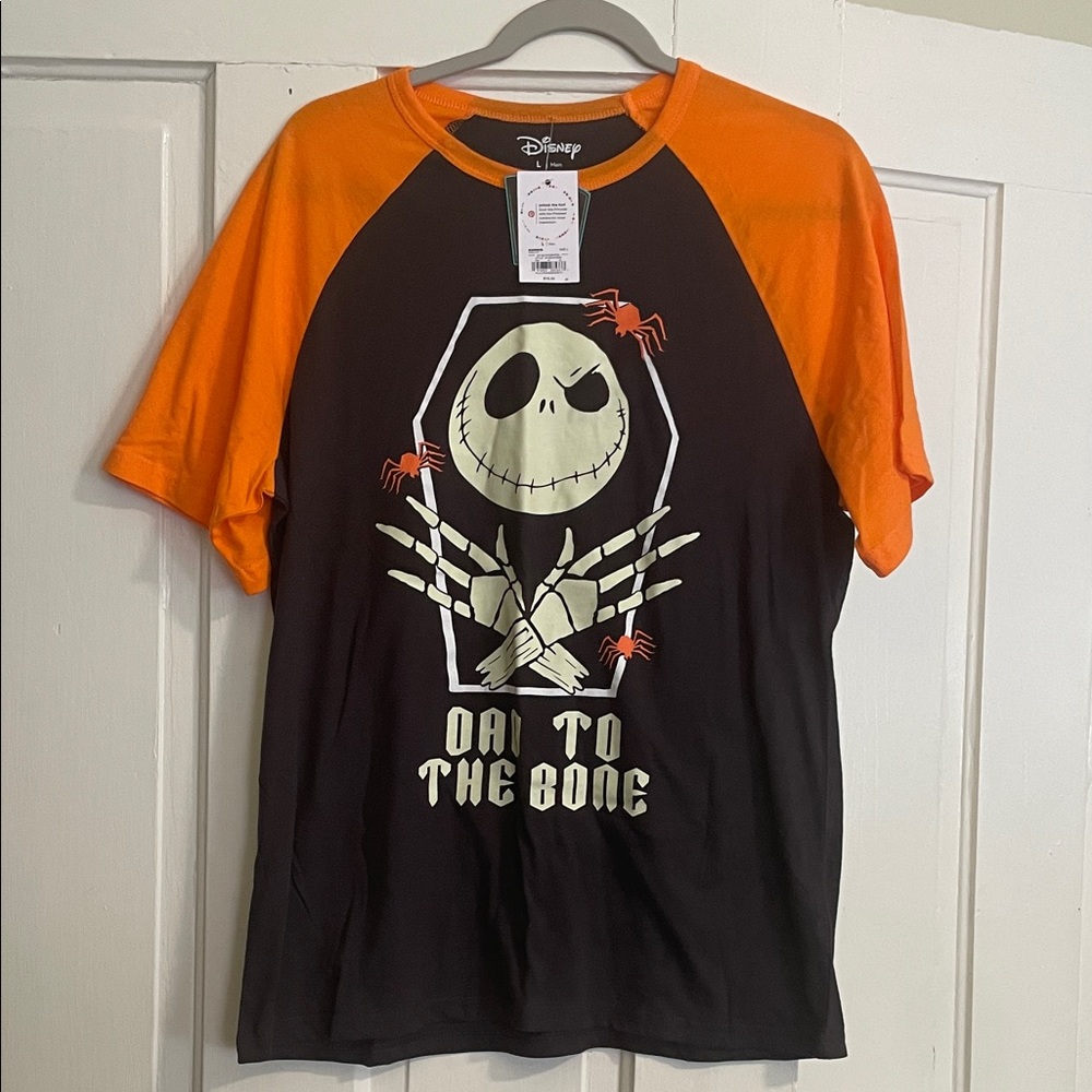 Men’s Disney Nightmare Before Christmas Jack Skeleton Glow in the Dark T-Shirt